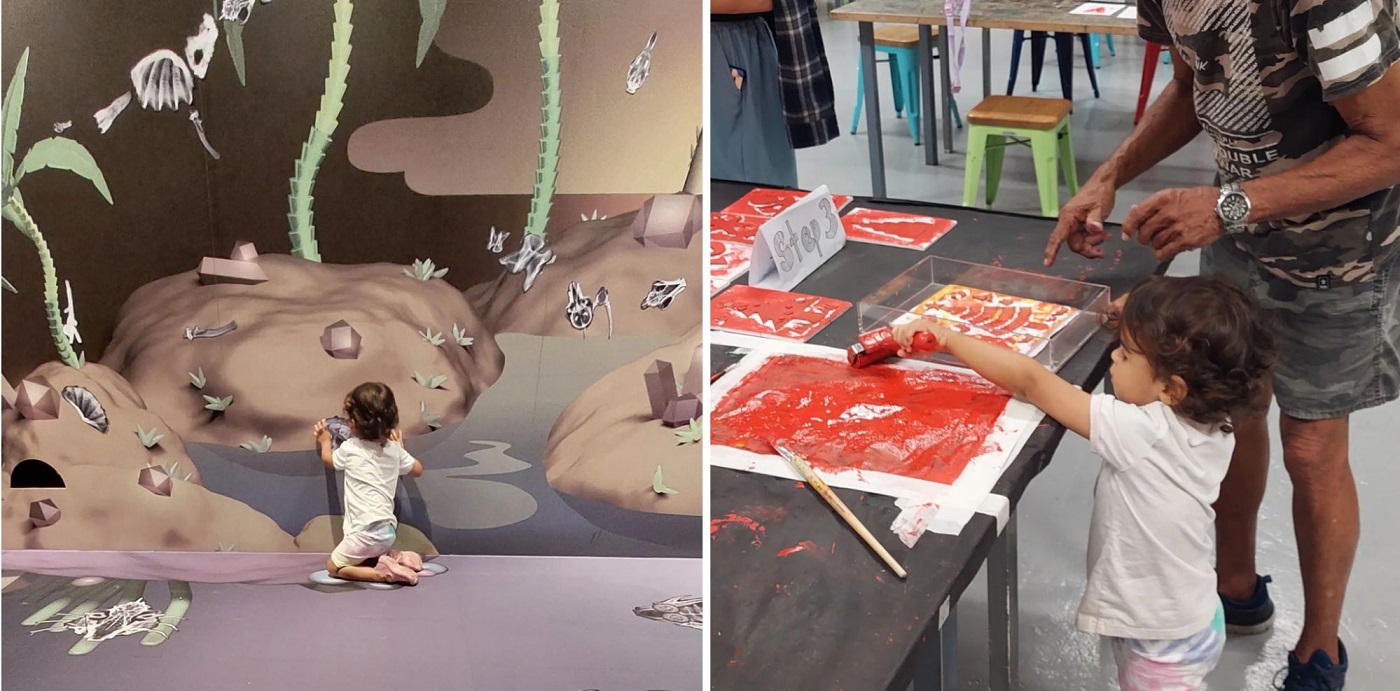 interactive children's exhibits at the Keppel Centre For Art Education in singapore